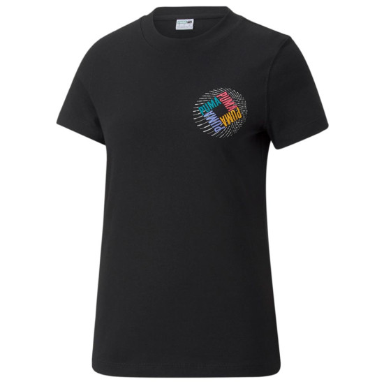 Puma Γυναικεία κοντομάνικη μπλούζα SWxP Graphic Tee Puma Γυναικεία κοντομάνικη μπλούζα SWxP Graphic Tee